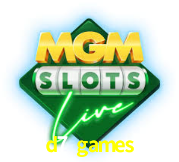 Interface do App d7 games